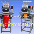 Elucky Computerized embroidery machine price with 7" touch screen for cap t-shirt shoes embroidery